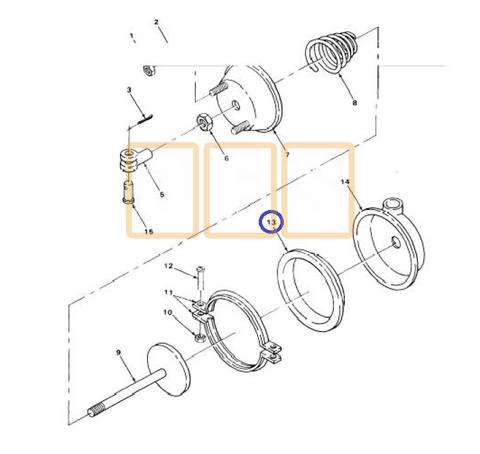 Brake Chamber Diaphragm (Pusher Axle)