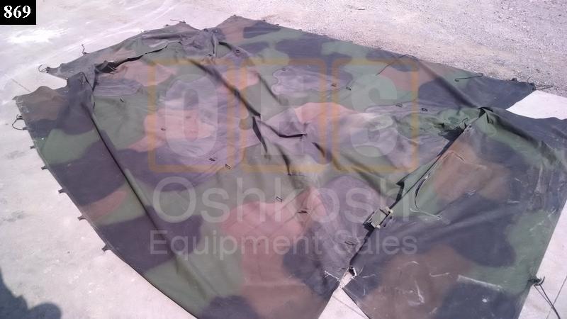 3 Color One Piece Cargo Cover 14ft - Used Repairable